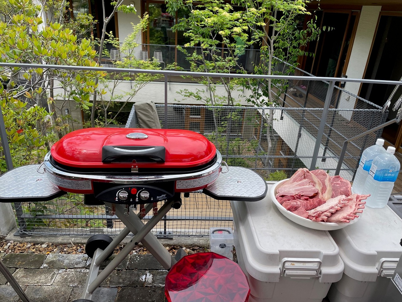 自宅でBBQ！